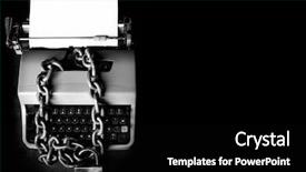  Presentation with censorship - Beautiful presentation featuring a chain and padlock backdrop and a black colored foreground
