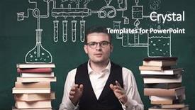  Presentation with middle school - Cool new slides with a chemical process explanation backdrop and a  colored foreground