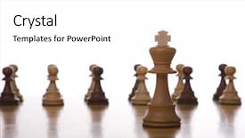  Presentation with battle - Slides having a chess table ready background and a white colored foreground