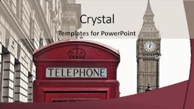  Presentation with united kingdom - Beautiful presentation featuring view of big ben backdrop and a mint green colored foreground