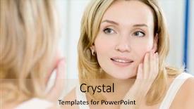  Presentation with beautiful skin - Beautiful PPT theme featuring organic vegetables growng under protective netting in field backdrop and a sky blue colored foreground