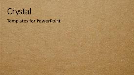  Presentation with cardboard - Colorful theme enhanced with a closeup of brown backdrop and a coral colored foreground