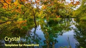  Presentation with cold water - Amazing presentation having a cloudy day red backdrop and a tawny brown colored foreground