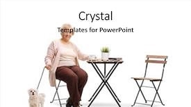  Presentation with coffee cup - Slide deck enhanced with a cup of coffee background and a white colored foreground