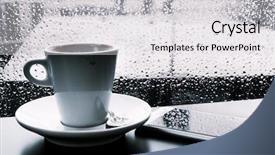  Presentation with coffee music - Cool new presentation theme with a cup of coffee backdrop and a light gray colored foreground