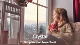  Presentation with merry christmas - Colorful theme enhanced with a cup of hot backdrop and a violet colored foreground