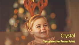  Presentation with baby tree - Amazing PPT layouts having a cute little baby backdrop and a tawny brown colored foreground