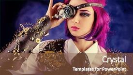  Presentation with stylized - Amazing presentation theme having a dark background anime backdrop and a tawny brown colored foreground