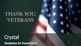  Presentation with thank - Audience pleasing slide deck consisting of a dark green background backdrop and a wine colored foreground