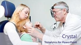  Presentation with ear nose throat - Amazing presentation theme having a ear nose throat backdrop and a sky blue colored foreground