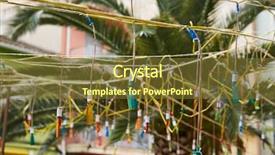  Presentation with popular - Theme with a fallas popular fest background and a tawny brown colored foreground