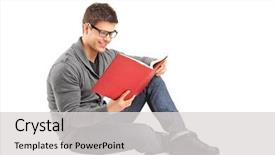  Presentation with floor - Presentation theme with a floor and reading background and a light gray colored foreground