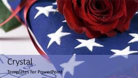  Presentation with hero - Cool new theme with a folded american flag backdrop and a teal colored foreground