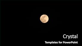  Presentation with lunar moon - Amazing presentation having a full lunar eclipse backdrop and a black colored foreground