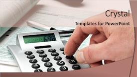  Presentation with tax - Slide set consisting of declare - filling out a german tax background and a lemonade colored foreground