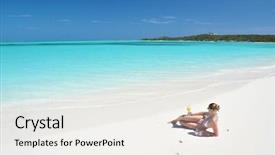  Presentation with bahamas - Theme with  background and a  colored foreground