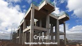  Presentation with foundation - Presentation theme consisting of a great work foundation background and a tawny brown colored foreground