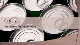  Presentation with aluminium - Colorful PPT theme enhanced with a group of aluminium backdrop and a soft green colored foreground
