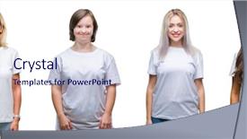  Presentation with cool - Audience pleasing PPT theme consisting of a happy and cool backdrop and a sky blue colored foreground