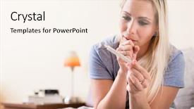  Presentation with medical fever - Cool new slides with a healthcare and medical backdrop and a cream colored foreground