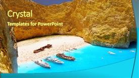  Presentation with zakynthos - PPT layouts enhanced with a height of more background and a tawny brown colored foreground