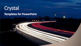  Presentation with cars - Colorful slides enhanced with hand of man touching rice in the rice field in the morning backdrop and a tawny brown colored foreground