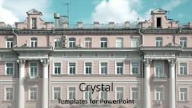  Presentation with facade - Audience pleasing slides consisting of a historic pink building backdrop and a light gray colored foreground