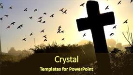  Presentation with celtic cross - Audience pleasing presentation theme consisting of a holy celtic cross backdrop and a  colored foreground