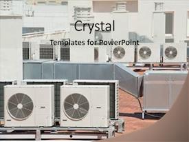 A Large Air Conditioning PPT template 90 | CrystalGraphics