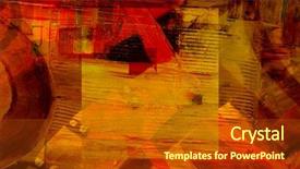  Presentation with abstract red - Slides with a large scale abstract background and a crimson colored foreground