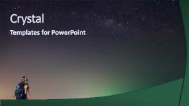  Presentation with night stars - Colorful presentation design enhanced with a lots of stars backdrop and a wine colored foreground