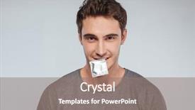  Presentation with condom - Presentation enhanced with a man holding condom background and a gray colored foreground