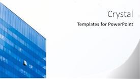  Presentation with modern building - Audience pleasing presentation theme consisting of a-modern-office-building backdrop and a white colored foreground