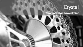  Presentation with motorcycle - Beautiful presentation featuring a motorcycle rear chain backdrop and a gray colored foreground
