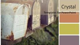  Presentation with processing - Colorful PPT theme enhanced with a muted colour palette backdrop and a coral colored foreground