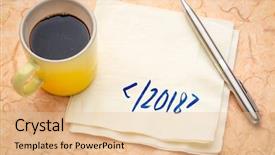  Presentation with 2018 - Audience pleasing theme consisting of a napkin in programming backdrop and a lemonade colored foreground