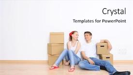  Presentation with new home - PPT layouts enhanced with a new home great background and a pink colored foreground