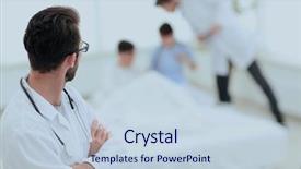  Presentation with patient care - Audience pleasing theme consisting of a patient in critical backdrop and a lemonade colored foreground