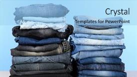  Presentation with piles - PPT layouts with a piles on blue background and a light blue colored foreground