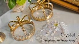  Presentation with wedding rings - Cool new presentation with a pillow in church backdrop and a light gray colored foreground