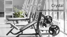  Presentation with press - PPT theme consisting of a row almost monochrome background and a light gray colored foreground