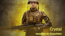  Presentation with hazard - Beautiful presentation theme featuring a ruined crumbly building backdrop and a tawny brown colored foreground