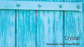  Presentation with turquoise - Theme having a rustic shabby chic background and a light blue colored foreground