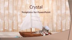  Presentation with sailboat - Beautiful PPT layouts featuring a sailboat with ocean backdrop and a lemonade colored foreground