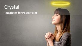  Presentation with shiny - PPT theme consisting of a shiny yellow halo background and a gray colored foreground