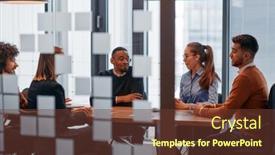  Presentation with space - Slide deck consisting of a-sleek-glass-office-space and a tawny brown colored foreground