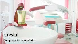  Presentation with plastic - PPT layouts featuring a solution for mouthwash background and a white colored foreground