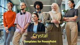  Presentation with modern - Slide deck featuring a-spacious-and-modern-startup and a  colored foreground