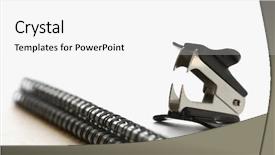  Presentation with spiral notebook - Cool new PPT layouts with a spiral bound notebook backdrop and a white colored foreground