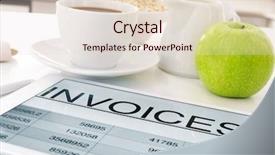  Presentation with human computer interaction mobile app - PPT theme enhanced with capital gains losses - tablet computer with a spreadsheet background and a lemonade colored foreground